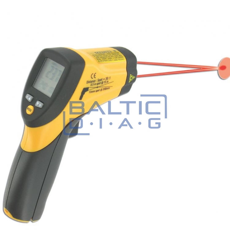 Infrared laser thermometer (-50°C to 1000°C) for accurate non-contact measurement